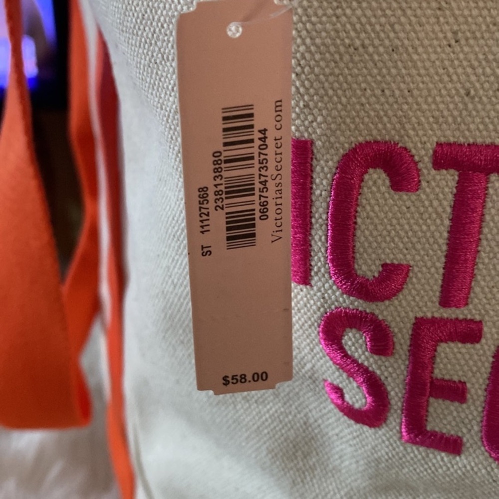 Victoria’s Secret large canvas tote New tag